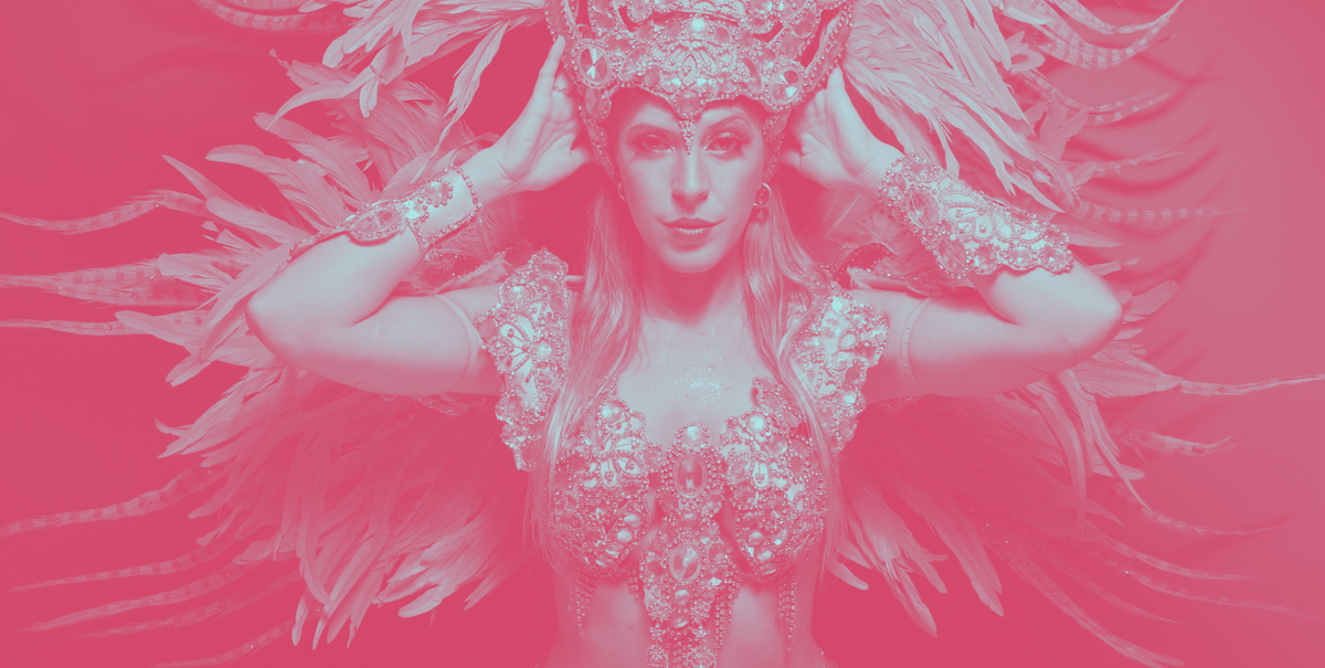 Photo d'une showgirl